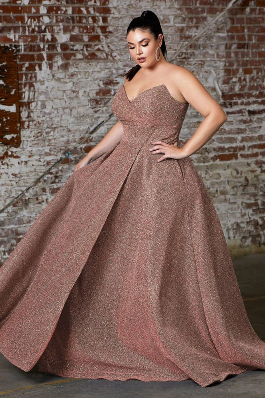 Vestido Largo Elegante Talla Grande Mujer - Vestiria
