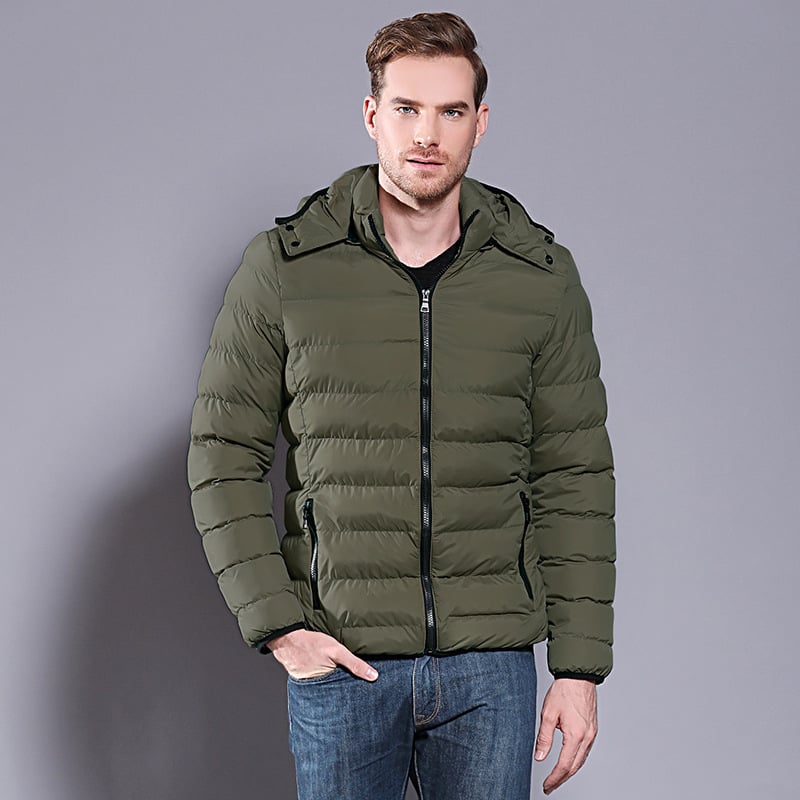 Chaqueta Hombre Acolchada Abultada Cálida