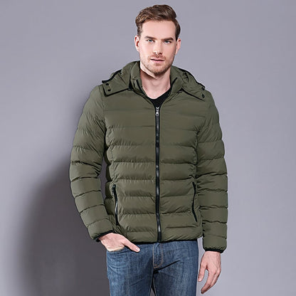 Chaqueta Hombre Acolchada Abultada Cálida