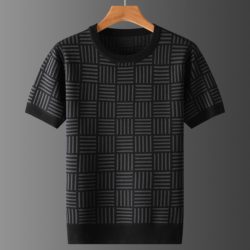 Jerséis Hombre Punto Moderno Estampado