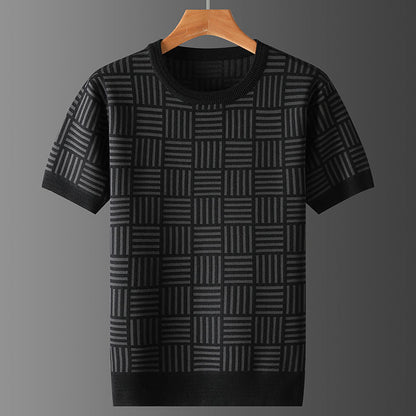 Jerséis Hombre Punto Moderno Estampado