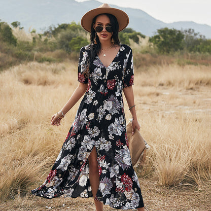Vestido Playa Florales Verano