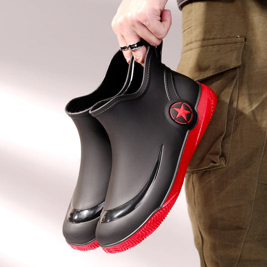 Botas de agua hombre cortas impermeables - Vestiria