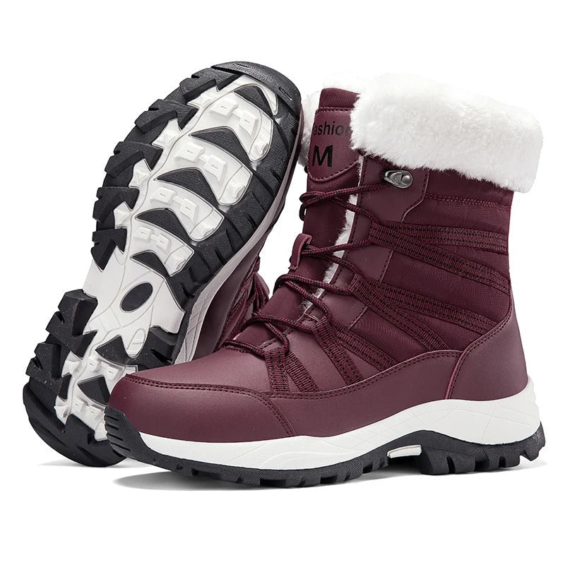 Botas Invierno Acolchadas Forro Polar Enna