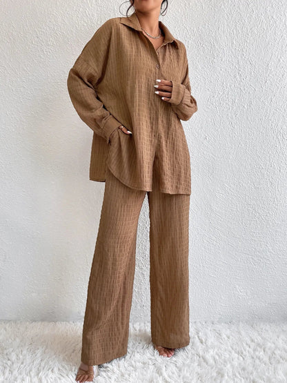 Conjunto Mujer Elegante Blusa Pantalón Formal