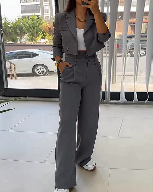 Traje Mujer Elegante de Dos Piezas - Vestiria