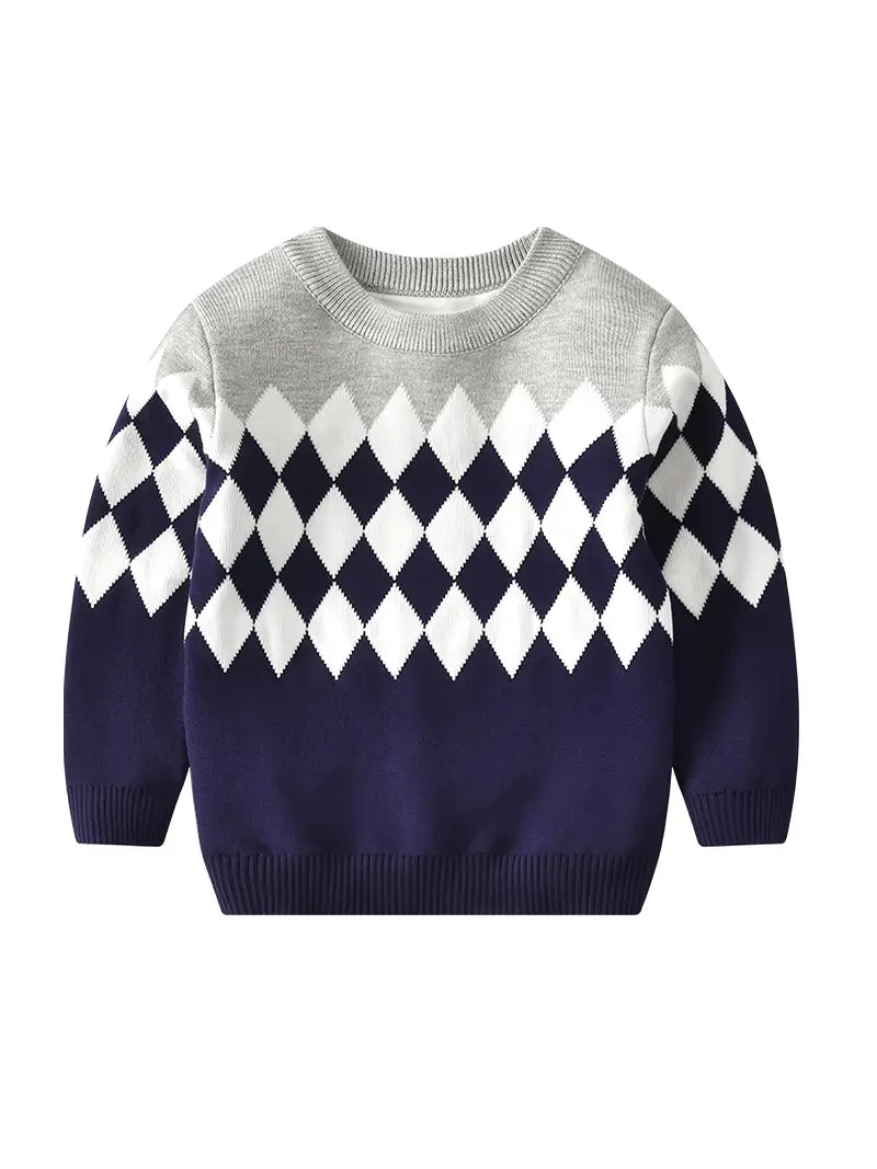 Sudadera Niño Diseño Geométrico Divertido