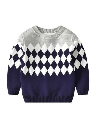 Sudadera Niño Diseño Geométrico Divertido