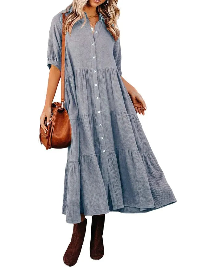 Vestido Playa Boho Ligero y Fresco