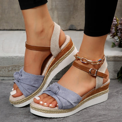 Sandalias Mujer Verano Cómodas con Hebilla Regulable