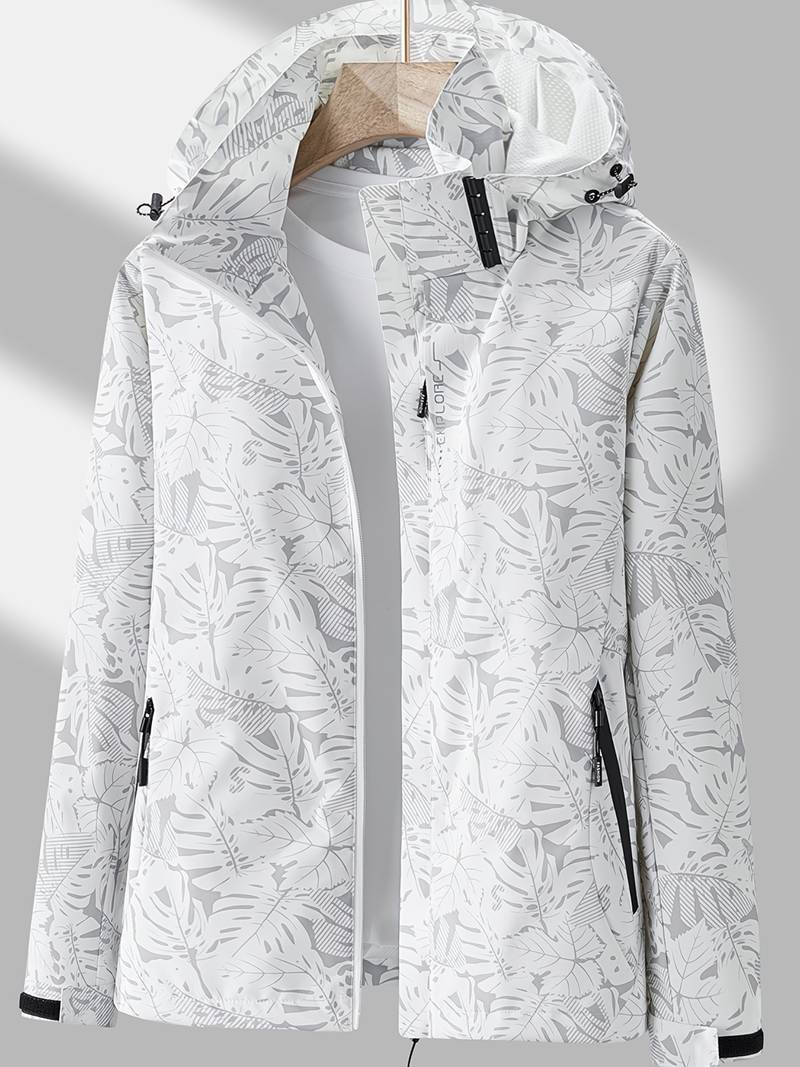 Chaquetón Impermeable Mujer con Capucha