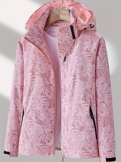 Chaquetón Impermeable Mujer con Capucha