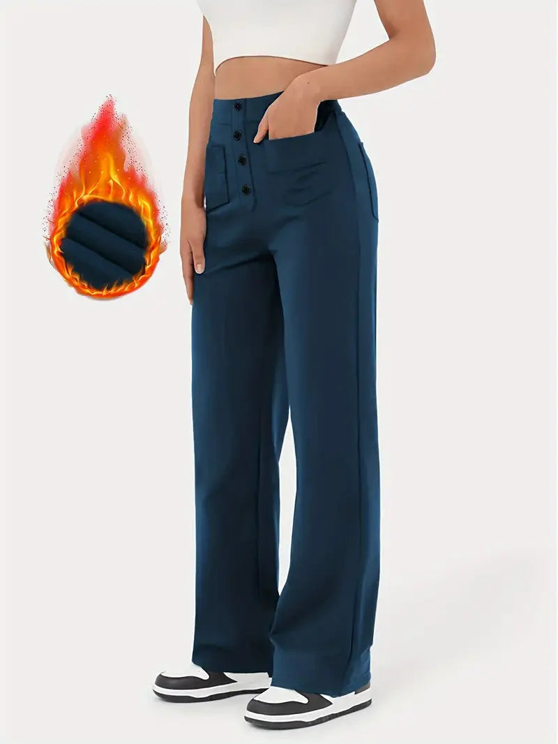 Pantalón Ancho Aislante Abultado - Vestiria