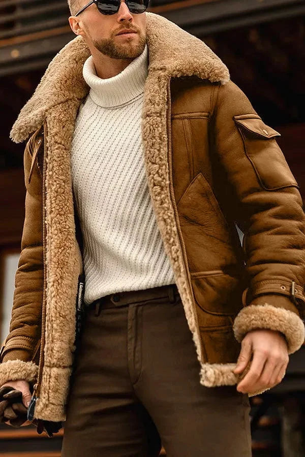 Chaqueta de Piel Suave y Cálida - Vestiria
