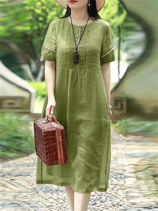 Vestido Midi Chic Mujer - Vestiria