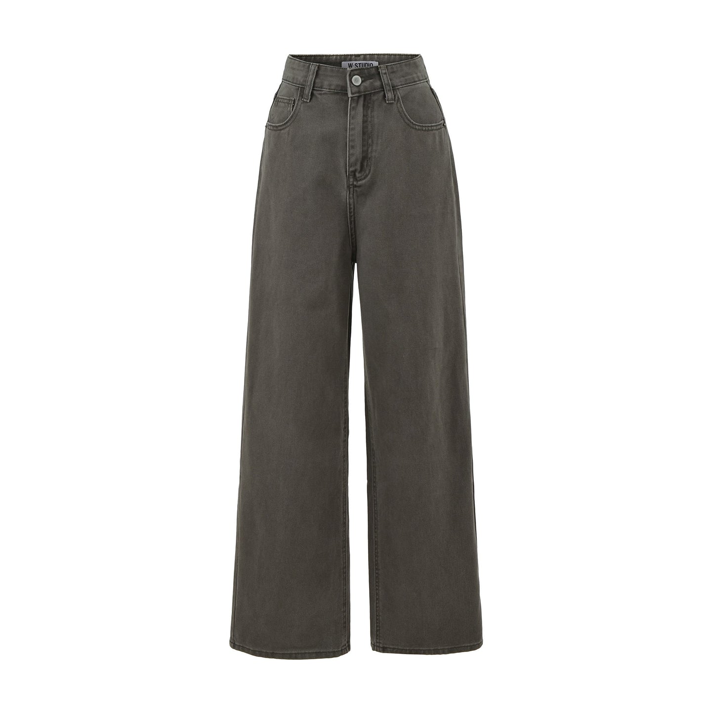 Pantalones Mujer Cintura Alta Anchos