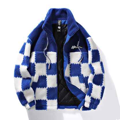Chaqueta Hombre Piel Sintética Cálida Invierno