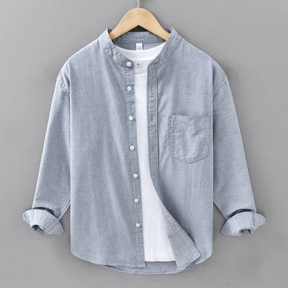 Camisa Hombre Algodón Suave Relajada