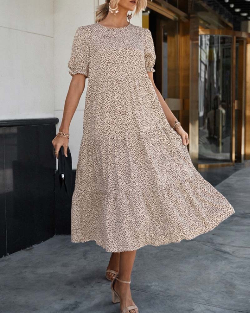 Vestido Boho Mangas Voladas - Vestiria