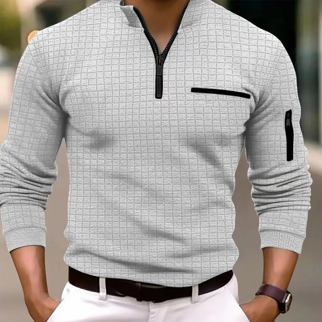 Camisa Cuadros Estilosa Manga Larga