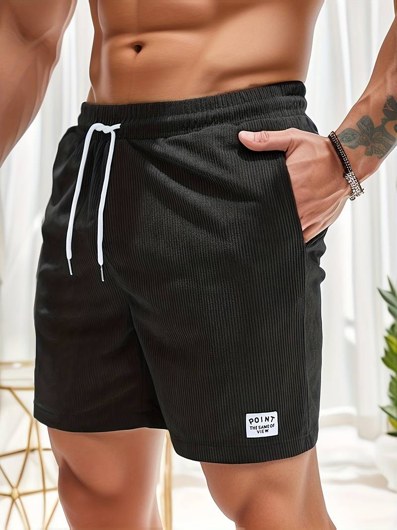 Pantalones Cortos Hombre Pana Cómodos