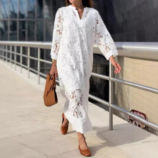 Vestido de Noche de Encaje Exquisito - Vestiria