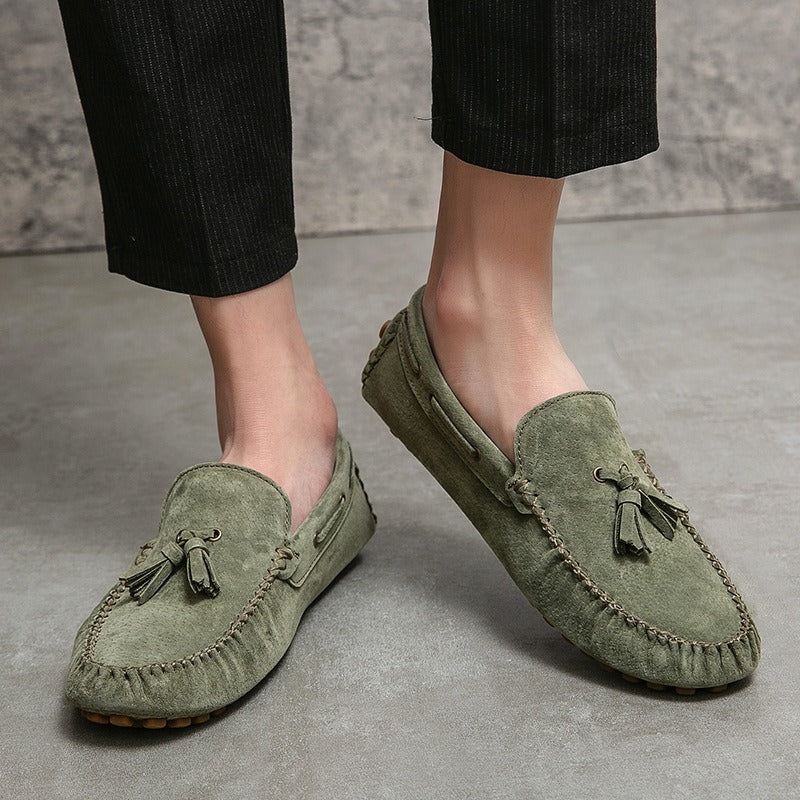 Mocasines Hombre Clásicos con Borlas Suaves - Vestiria
