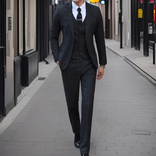 Traje Clásico Hombre 3 Piezas Elegante - Vestiria