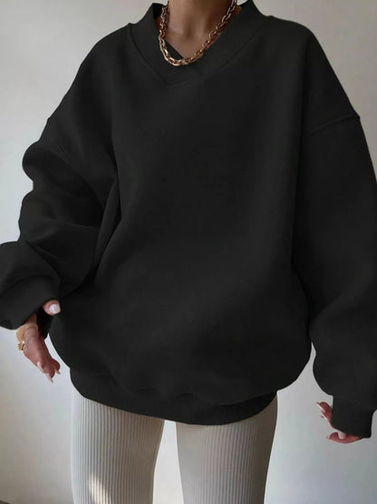 Sudadera Grande Manga Larga Mujer