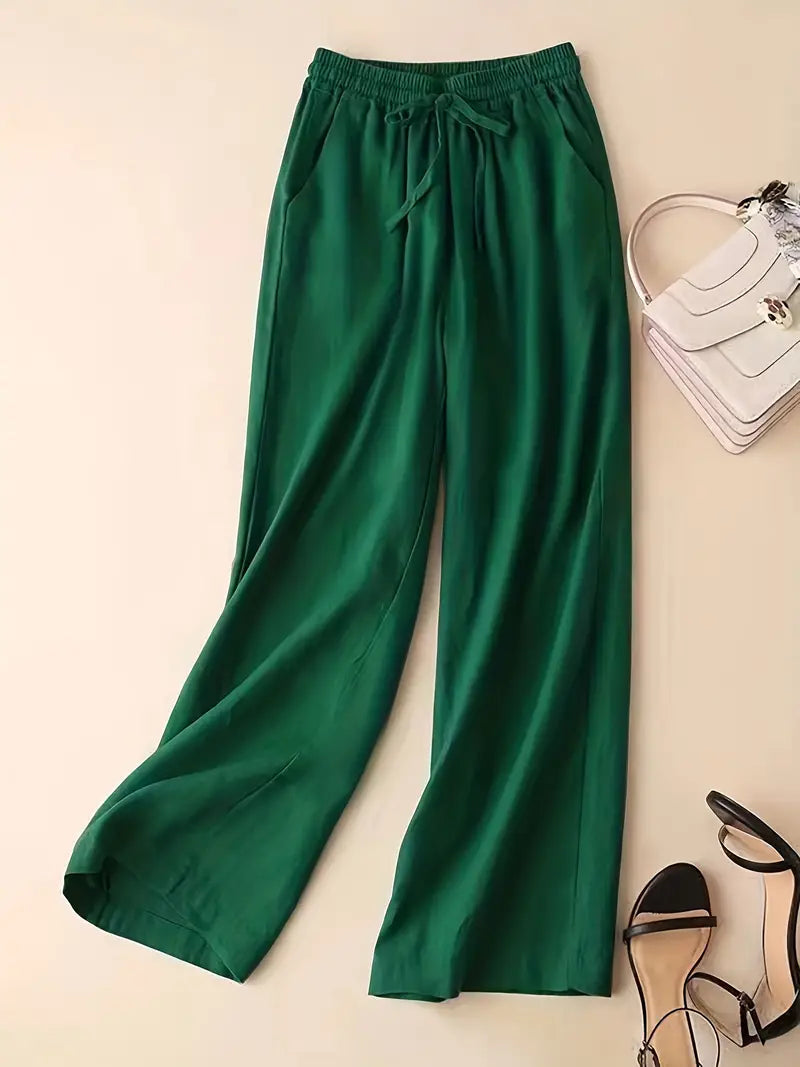 Pantalón Lino Clásico Mujer