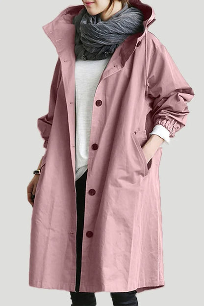 Abrigo Impermeable Mujer Gran Talla Corto