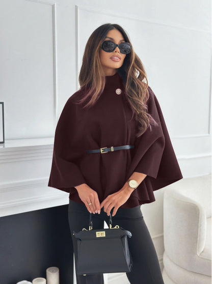 Sudadera mujer cuello alto ancha y cómoda Lirena