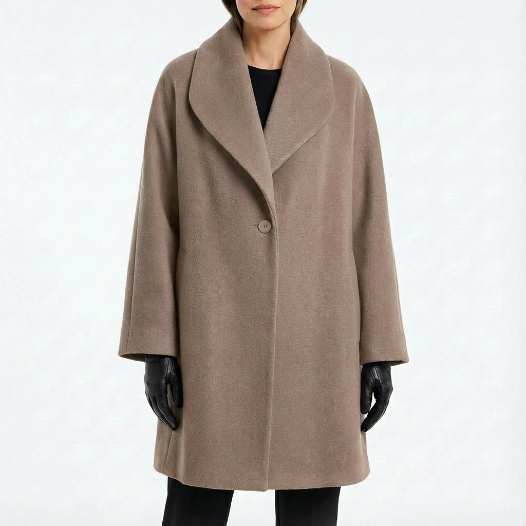 Abrigo Oversized Mujer Cálido y Amplio