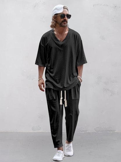 Pantalón Blanco Cálido Manga Corta