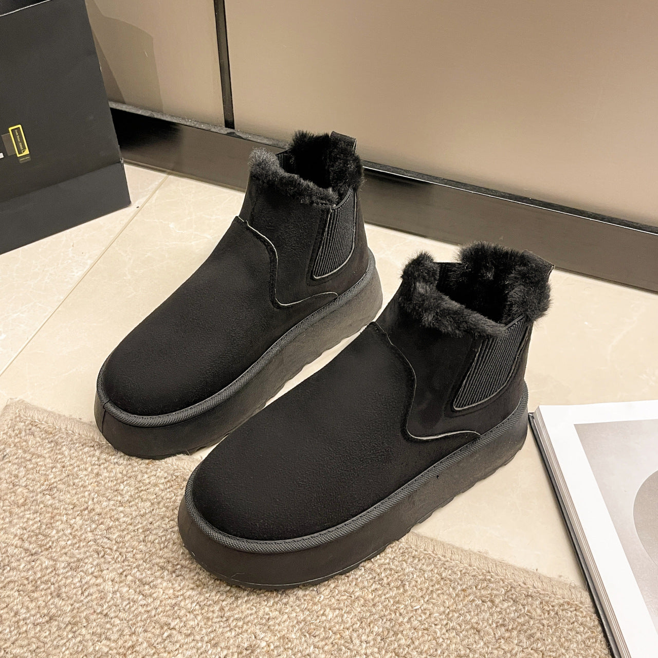 Botas Mujer Invierno Interior Peludo