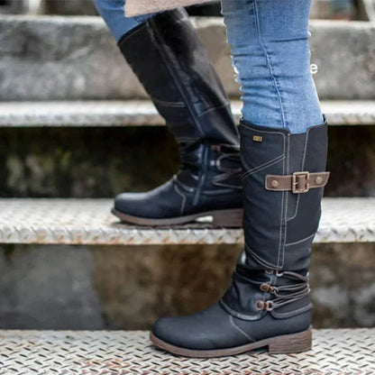 Botas Mujer Invierno Tacón Alto Estilo