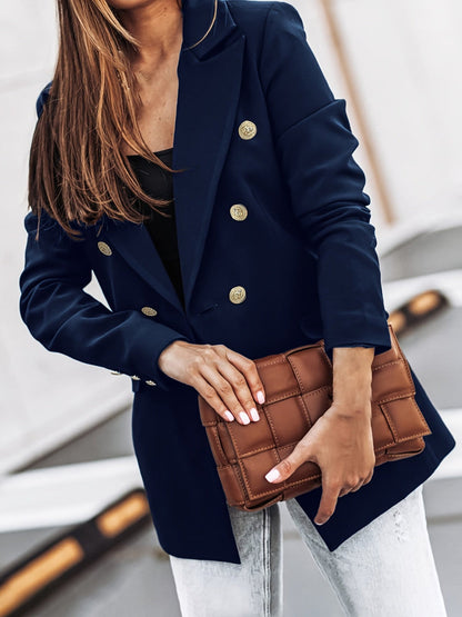 Chaqueta Mujer Invierno Doble Botón