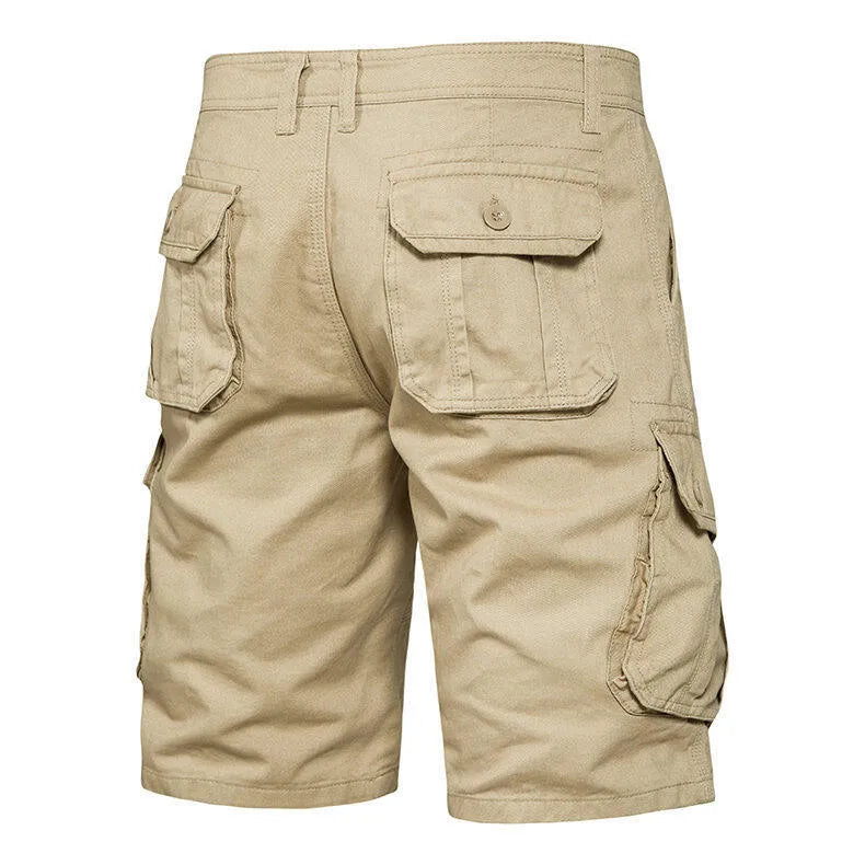 Pantalones cortos hombre deportivos bolsillos laterales