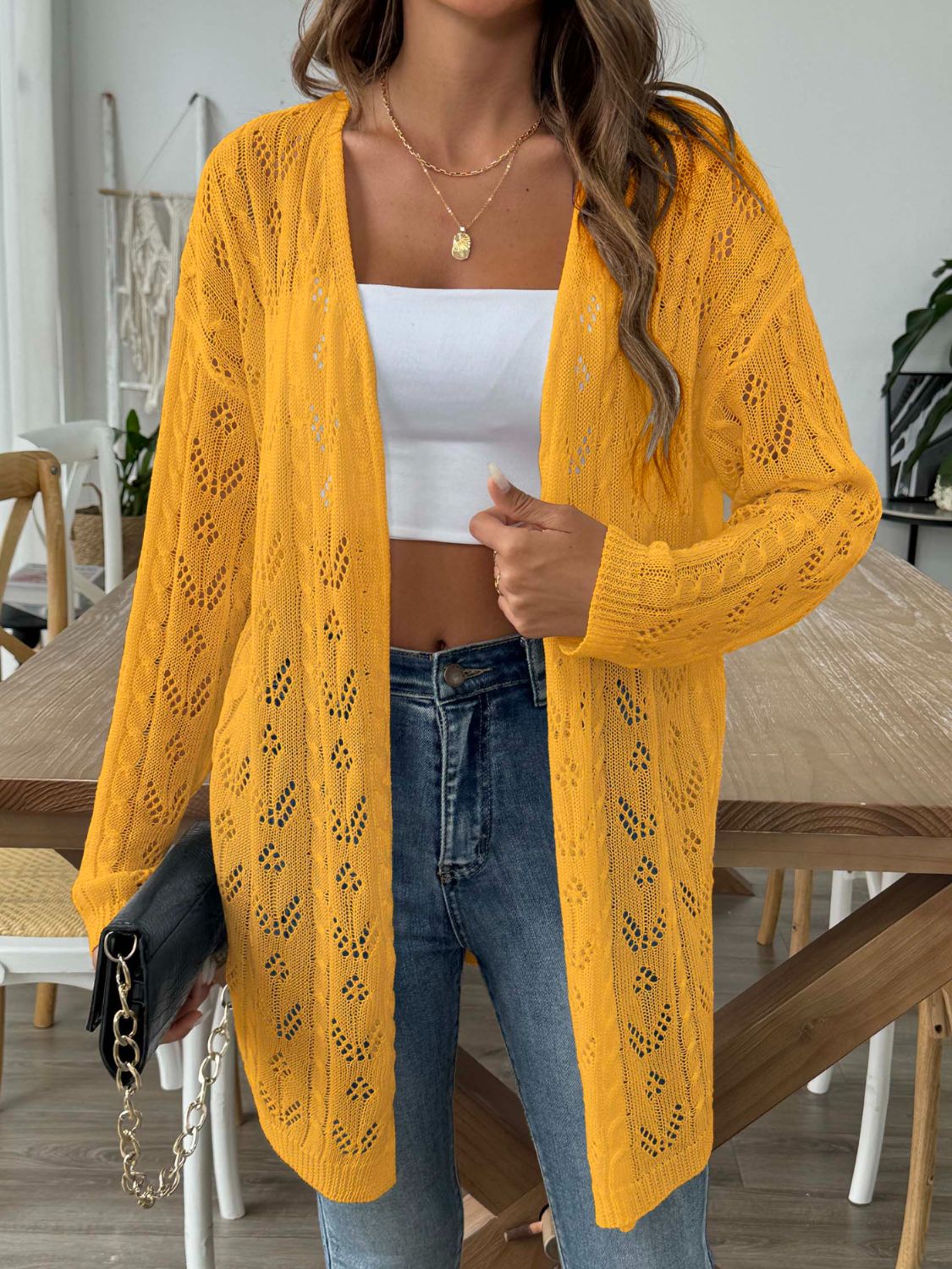 Chaqueta Mujer Elegante Manga Larga Moderna