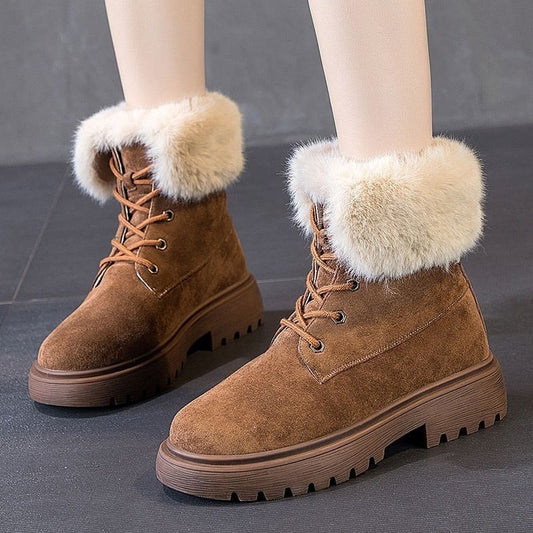 Botas Mujer Piel Suave Aislamiento Térmico - Vestiria