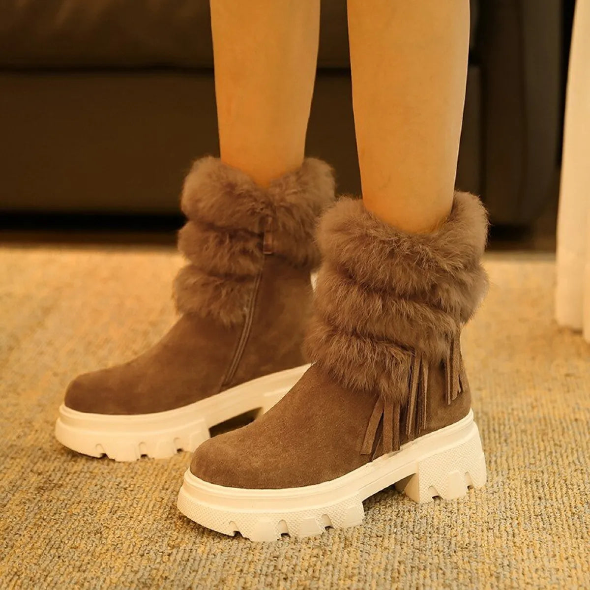 Botas Invierno Cuero Aislantes - Vestiria
