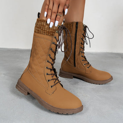 Botas Mujer Acolchadas Alto Cuello