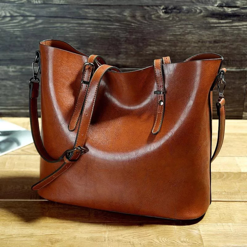 Bolsa Bandolera Cuero Clásica - Vestiria