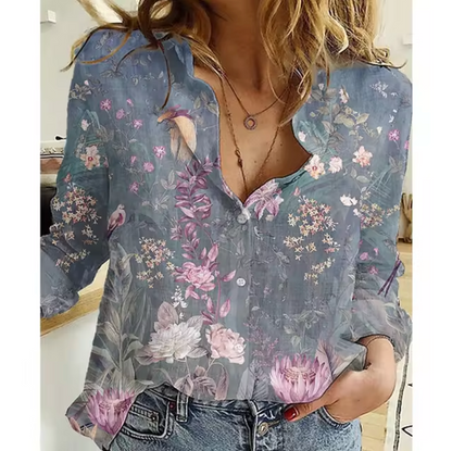 Blusa Florales Estilo Mujer