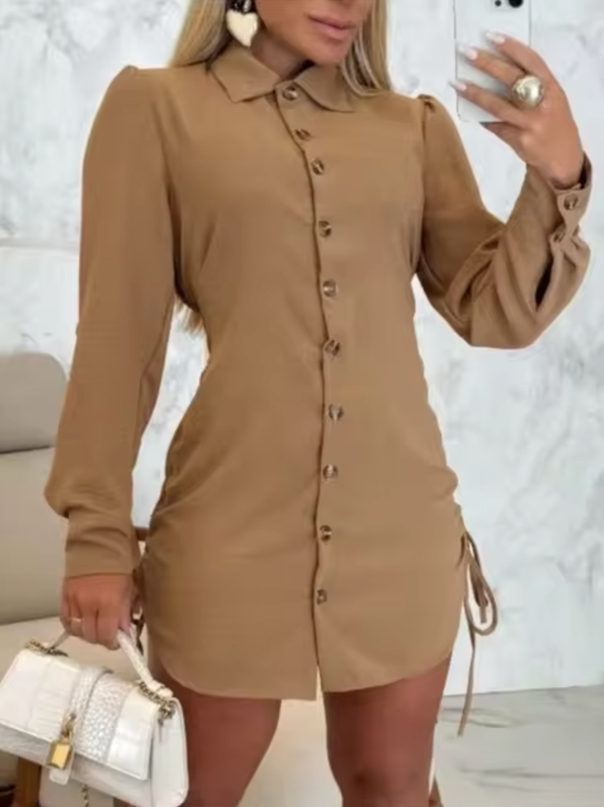 Vestido Camisero Chic Mujer