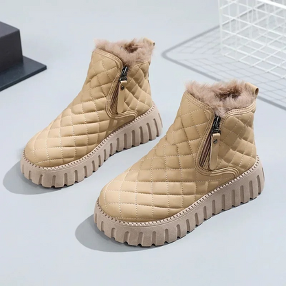 Botas Invierno Mujer Bloque Cremallera