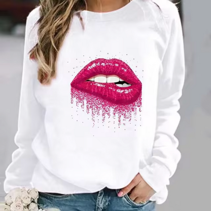 Sudadera de algodón con estampado divertido