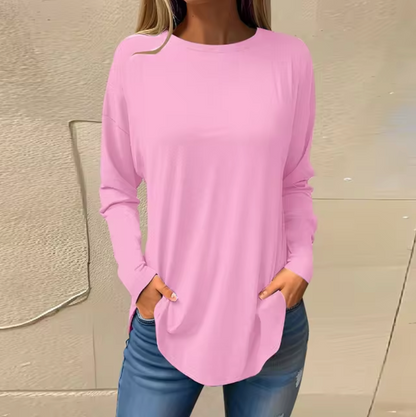 Jersey Cuello Redondo Algodón Suave