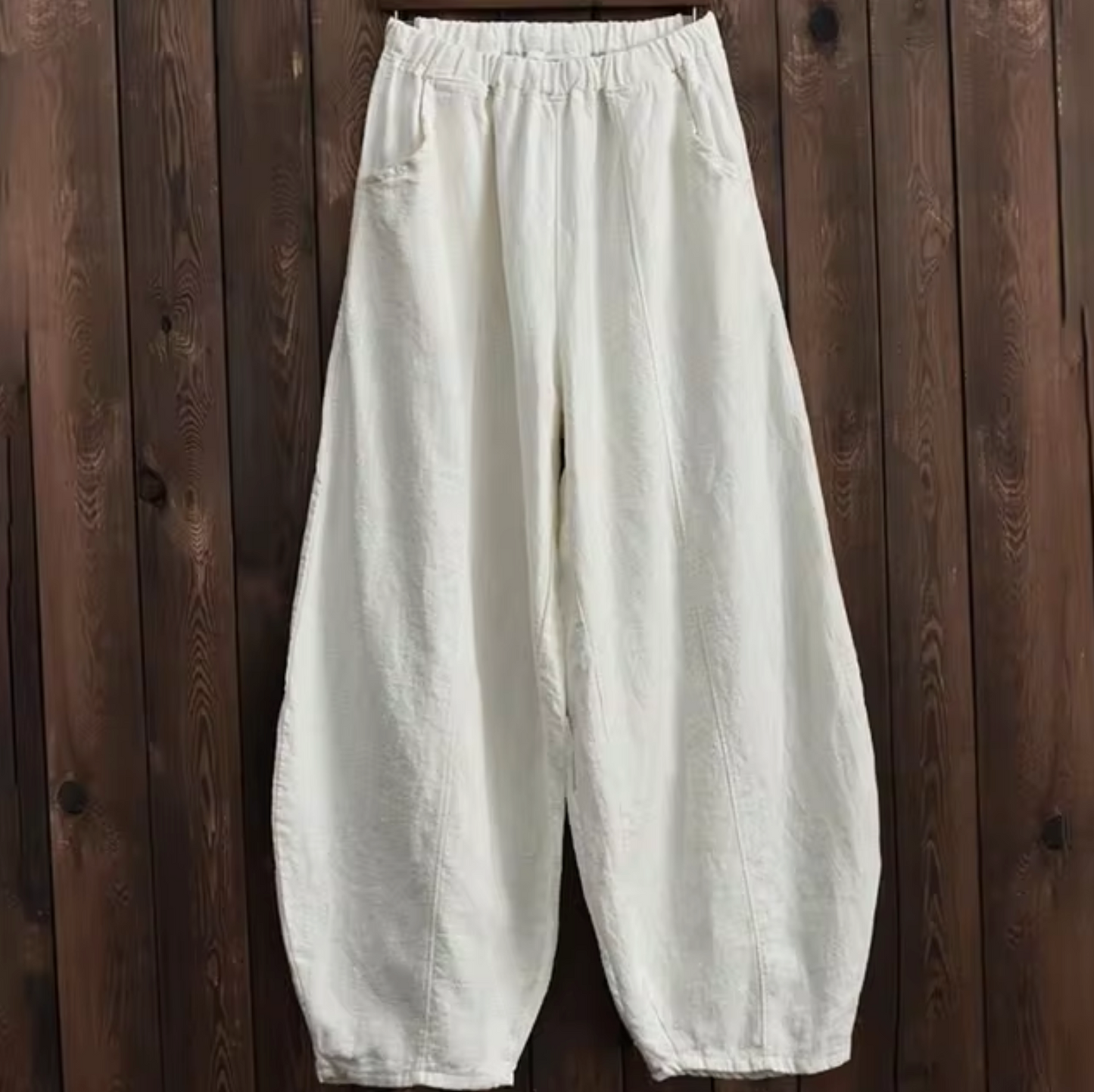 Pantalón Lino Suave y Amplio