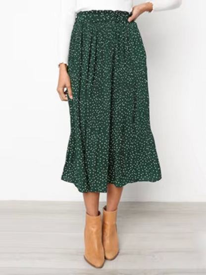Falda Midi Floral Estampado
